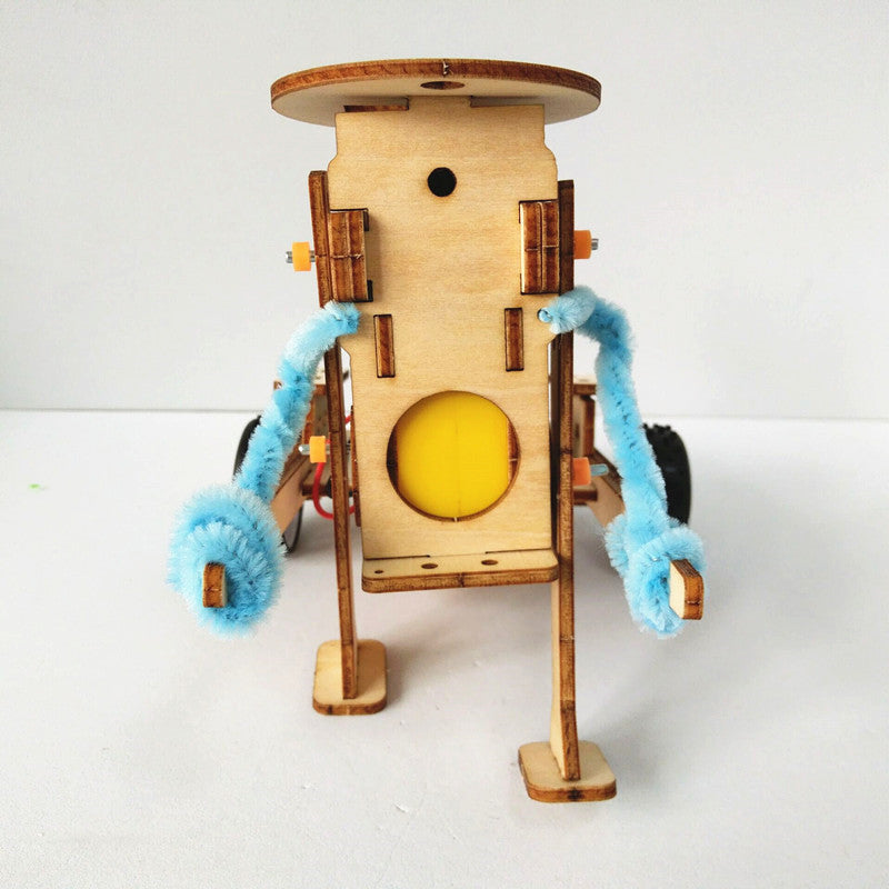 DIY Technology Gadgets Pulling Robot Construction Set Kids Science Experime P3M8