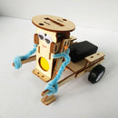 DIY Technology Gadgets Pulling Robot Construction Set Kids Science Experime P3M8