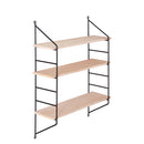 3-Tier Wall Mounted Iron Art Display Shelf Bookshelf Display Storage Rack
