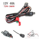 2M Auto Car Cable Wiring Harness Kit with 40A 12V ON/OFF Switch Relay Blade Y1W4