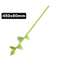 8x22/45cm Garden Auger Earth Planter Drill Post Hole Digger Earth Planting Drill for Electric Drill