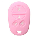 4 Buttons Silicone Car Cover Key Case Fit For Toyota Sienna Tacoma Tundra Remote Key
