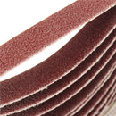 10pcs 10x330mm 60 to 600 Grit Sanding Belt for Flush Belt Machines Polishing Grind Machine