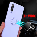 Bakeey Metal Ring Holder Shockproof Soft Silicone Protective Case For Xiaomi Mi 9 / Xiaomi Mi9 Mi 9 Transparent Edition