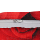 4PCS 200 x 230cm 3D Leopard Rose Printed Bedding Pillowcase Sheet Quilt Cover Bedding Sets