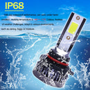 2Pcs Mini 1400W LED Headlight Bulbs Conversion Kit FOG Driving Light Hi-Low M7A7