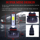 2Pcs Mini 1400W LED Headlight Bulbs Conversion Kit FOG Driving Light Hi-Low M7A7