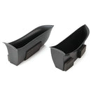 Black Front Row Door Side Storage Box Handle Armrest Phone Container Fits f O4G1