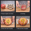 Stainless Steel 12 Blades Food Grade 304, Extra Large Heavy Duty Fruit Slic X3N3