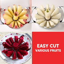 Stainless Steel 12 Blades Food Grade 304, Extra Large Heavy Duty Fruit Slic X3N3
