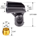 Universal Microphone Clip Holder with 5/8 Inch Male to 3/8 Inch Female Nut  Y2M2