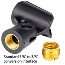 Universal Microphone Clip Holder with 5/8 Inch Male to 3/8 Inch Female Nut  Y2M2