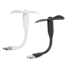 Mini Micro and USB Fan Cooler Flexible Fan For Samsung Android Cell Phone