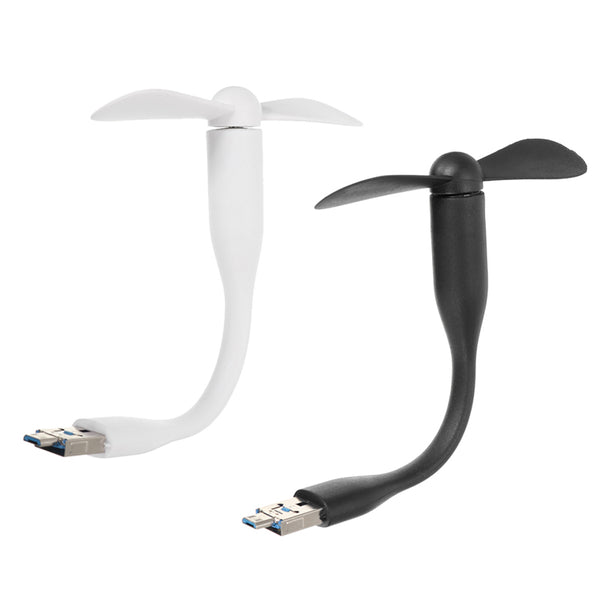 Mini Micro and USB Fan Cooler Flexible Fan For Samsung Android Cell Phone