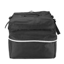 Motorcycle Black Canvas Saddlebags Saddle Swingarm Bag Left Right Side Scooter ATV Tool Bags