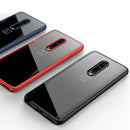 IPAKY Armor Transparent Shockproof PC+Soft TPU Edge Shell Protective Case for Oneplus 7