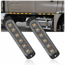 10x Amber 6LED Emergency Car Side Marker Grille Flash Strobe LED Hazard Lig