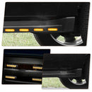 10x Amber 6LED Emergency Car Side Marker Grille Flash Strobe LED Hazard Lig