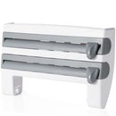 Muhui ABS Kitchen With Cutting Plastic Wrap Storage Rack Paper Towels Towel Rack Kitchen Storage Rack