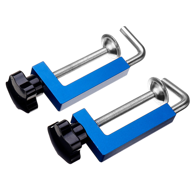 2Pcs Aluminum Alloy 360 Ratary Woodworking Clamp G Clip Dedicated Fixture Adjustable Frame Fast Fixed Clamp for Woodworking Benches