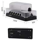 6 Independent Circuit Fuse Block W/Negative Bus - ATC/ATO 6-Way Fuse Box wi J5U6