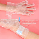 400 Pieces Plastic Liners Paraffin Wax Liners Disposable Clear Bags with 40 Q7M9