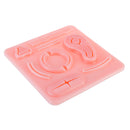 Medical Suture Training Kit Human Traumatic Skin Model Suturing Practice Training