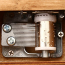 Hand Crank Collectible Music Box Engraved Wooden Box Theme Toys Birthday Craft Gifts