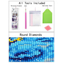 DIY 5D Diamond Painting Kits for By Number Adults,Full Drill Cross Stitch C