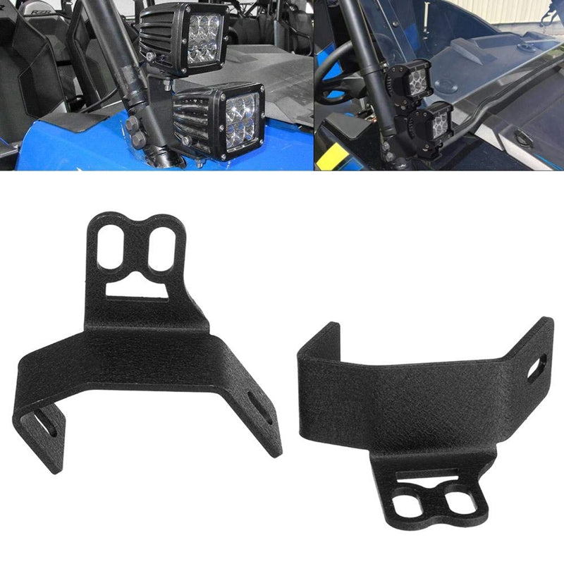 2Pcs Below Side Pillar Roll Bar LED Work Light Below Windshield Mounting Br P8R1