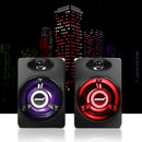 SADA V-118 USB Subwoofer Deep Bass PC Speaker Portable Music DJ Soundar Computer Speakers for Laptop Phone TV