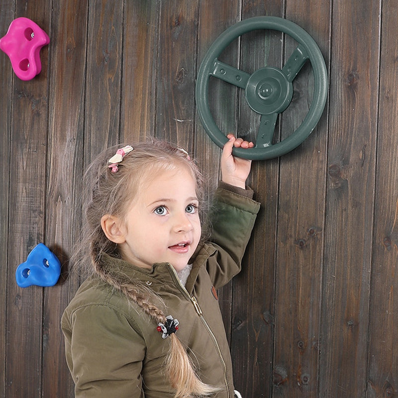 Steering Wheel Attachment Playground Swing Set Accessories Replacement(Gree Q7P1