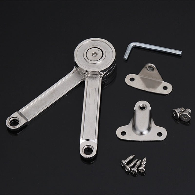 4Pcs Hydraulic Randomly Stop Hinges Kitchen Cabinet Door Support Rod Adjust C4D8
