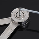 4Pcs Hydraulic Randomly Stop Hinges Kitchen Cabinet Door Support Rod Adjust C4D8
