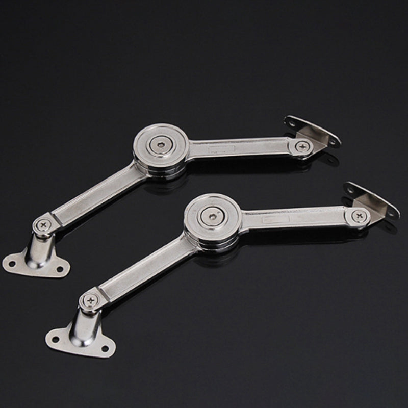 4Pcs Hydraulic Randomly Stop Hinges Kitchen Cabinet Door Support Rod Adjust C4D8