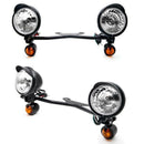 Motorcycle Light Bracket Bar Driving Fog Passing Turn Signal Light Bracket  E5A7