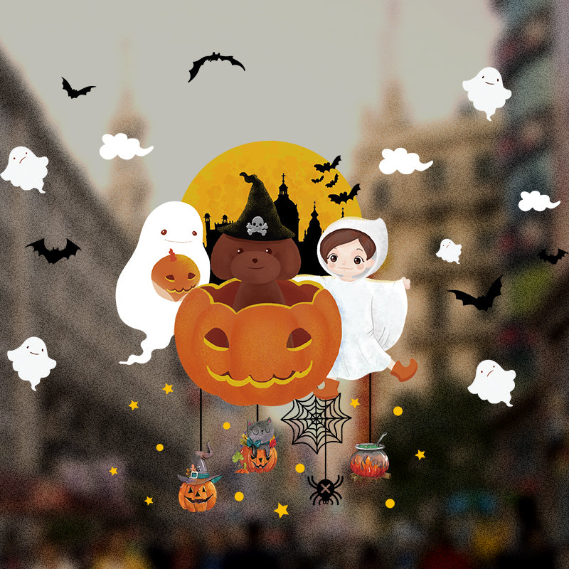 Miico XL627 Cartoon Sticker Halloween Sticker Wall Sticker Room Decoration