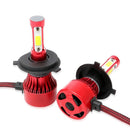 H4 Hb2 9003 2200W 330000Lm 4-Side Led Headlight Kit Hi/Lo Power Bulbs 6000K D6A6