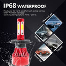 H4 Hb2 9003 2200W 330000Lm 4-Side Led Headlight Kit Hi/Lo Power Bulbs 6000K D6A6