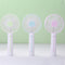 Mini Portable Handheld Fan USB Rechargebale Desktop Fan With Mobile Phone Pen Holder Makeup Mirror
