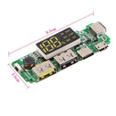 4Pcs 18650 Charging Board Dual USB 5V 2.4A Mobile Power Bank Module 186 50  D4Q6