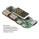 4Pcs 18650 Charging Board Dual USB 5V 2.4A Mobile Power Bank Module 186 50  D4Q6