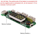4Pcs 18650 Charging Board Dual USB 5V 2.4A Mobile Power Bank Module 186 50  D4Q6