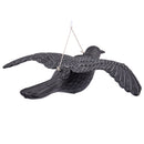 Hunting Decoys Black Birds Crow Garden Bird Caller Deter Scarer Scarecrow M N7K1