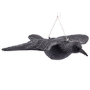 Hunting Decoys Black Birds Crow Garden Bird Caller Deter Scarer Scarecrow M N7K1