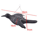 Hunting Decoys Black Birds Crow Garden Bird Caller Deter Scarer Scarecrow M N7K1