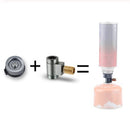 2PCS Set Gas Convertor Shifter Refill Adapter Gas Stove Outdoor Camping Sto I4L7
