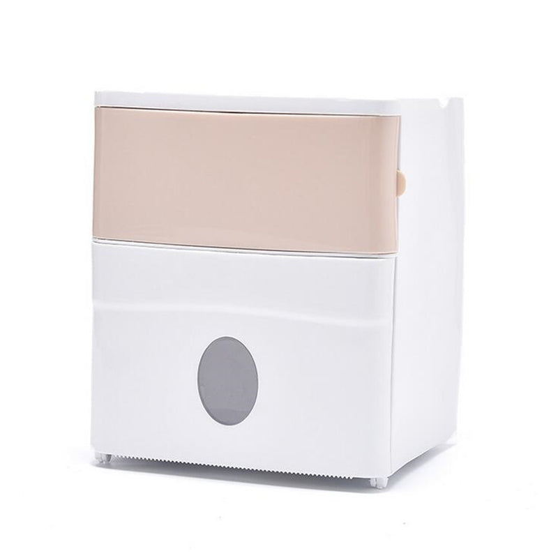 Wall Mounted Toilet Paper Roll Holder Bathroom Tissue Box Waterproof Dispenser