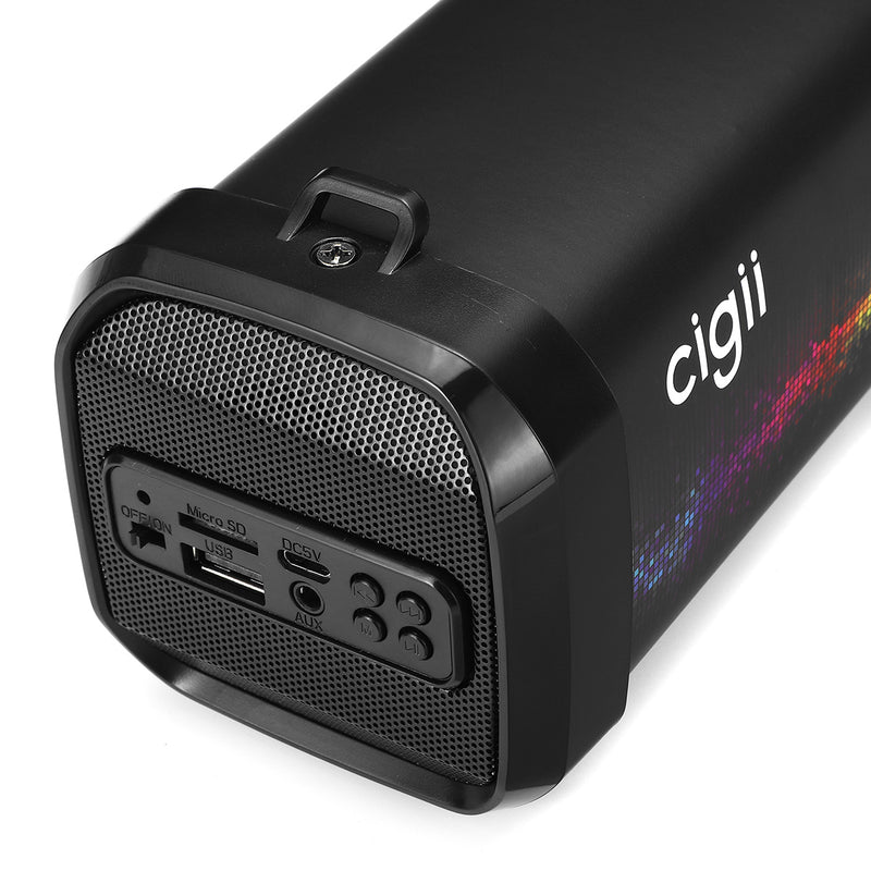 Cigii DC 5V Portable Wireless bluetooth Speaker Stereo Bass Subwoofer Loudspeaker FM/AUX/USB/TF