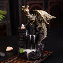 Dragon Backflow Incense Ceramic Statue Figurine Home Decorations Handmade Aromatherapy